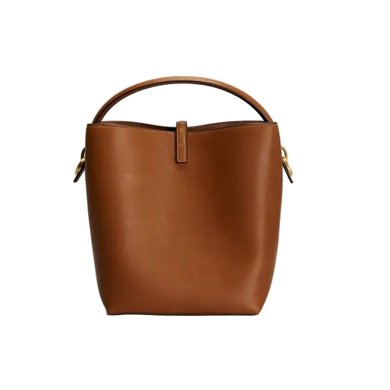 le 37 small bucket bag - brick