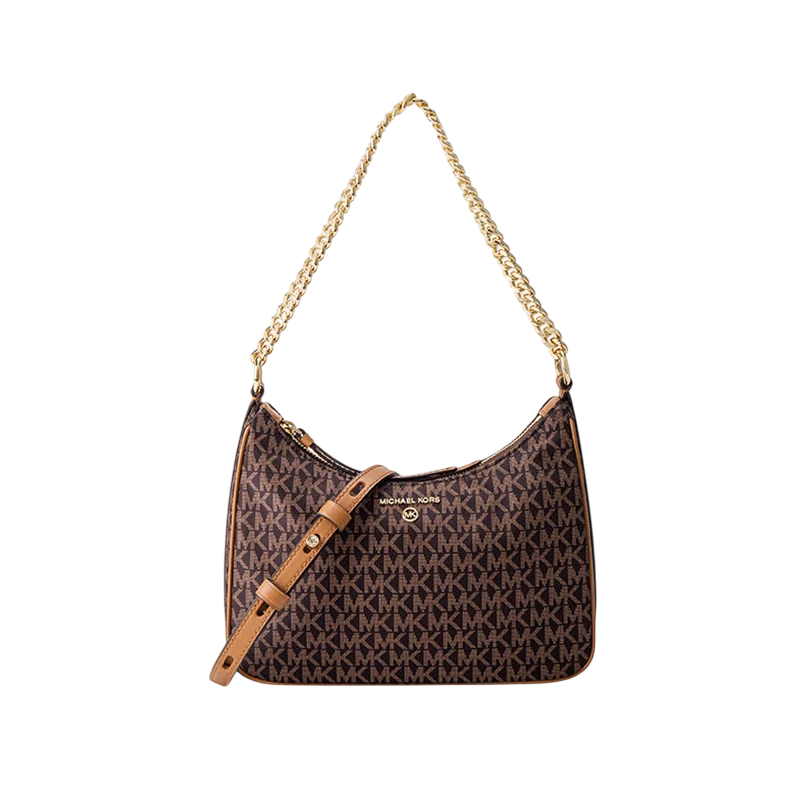 Jet Set Charm Medium Logo Jacquard Convertible Crossbody Bag