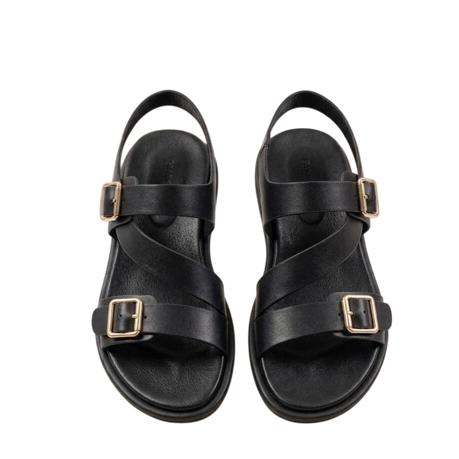 The Alabaster Cross-Strap Sandal