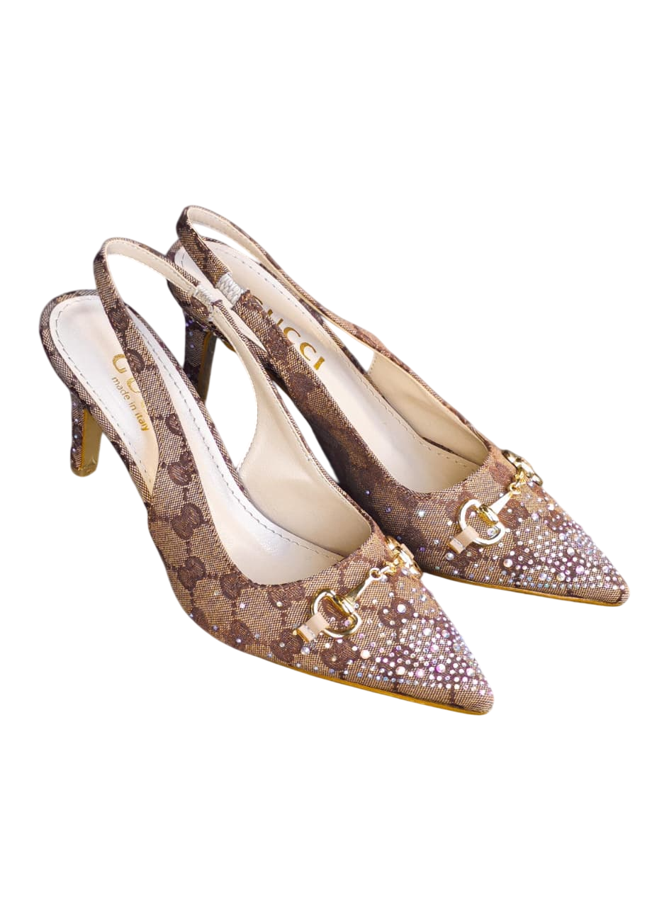 Gucci Rhinestone Heels