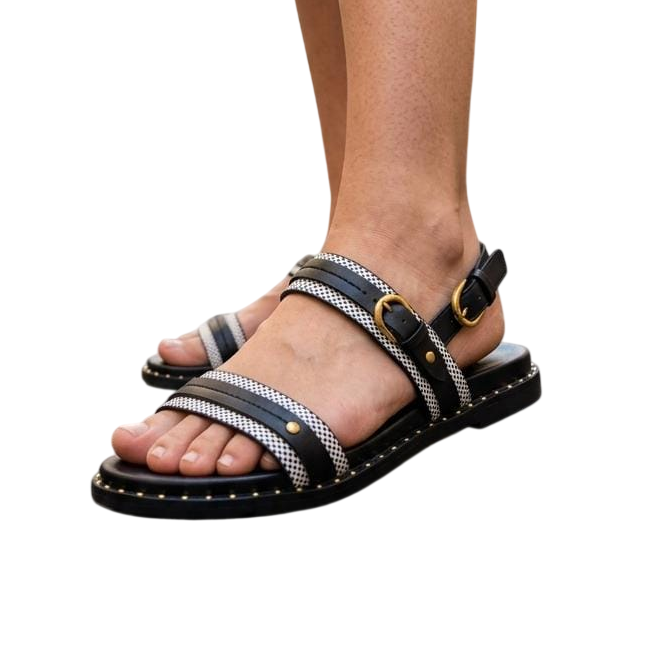 Bella Breeze Double-Buckle Sandals