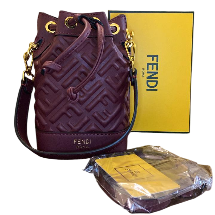 Fendi Shoulder bag Mon Tresor in bucket style