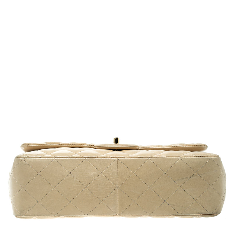 Chanel Beige Caviar Large Classic Bag