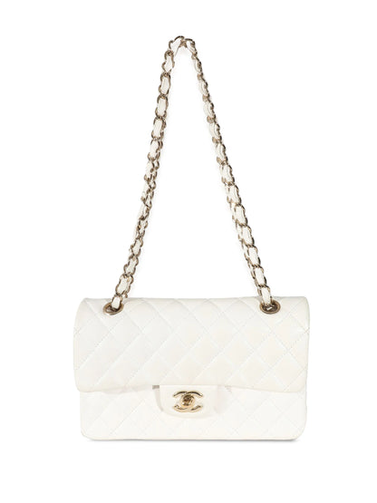 Chanel White Large Classic Bag