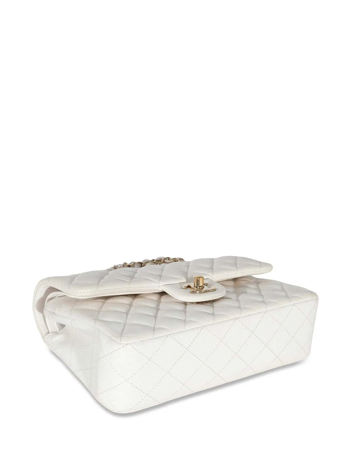 Chanel White Large Classic Bag