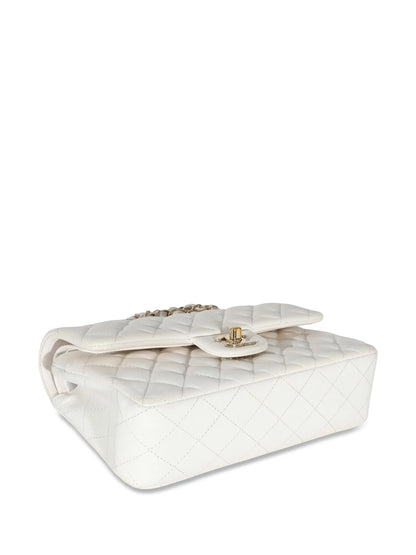Chanel White Large Classic Bag