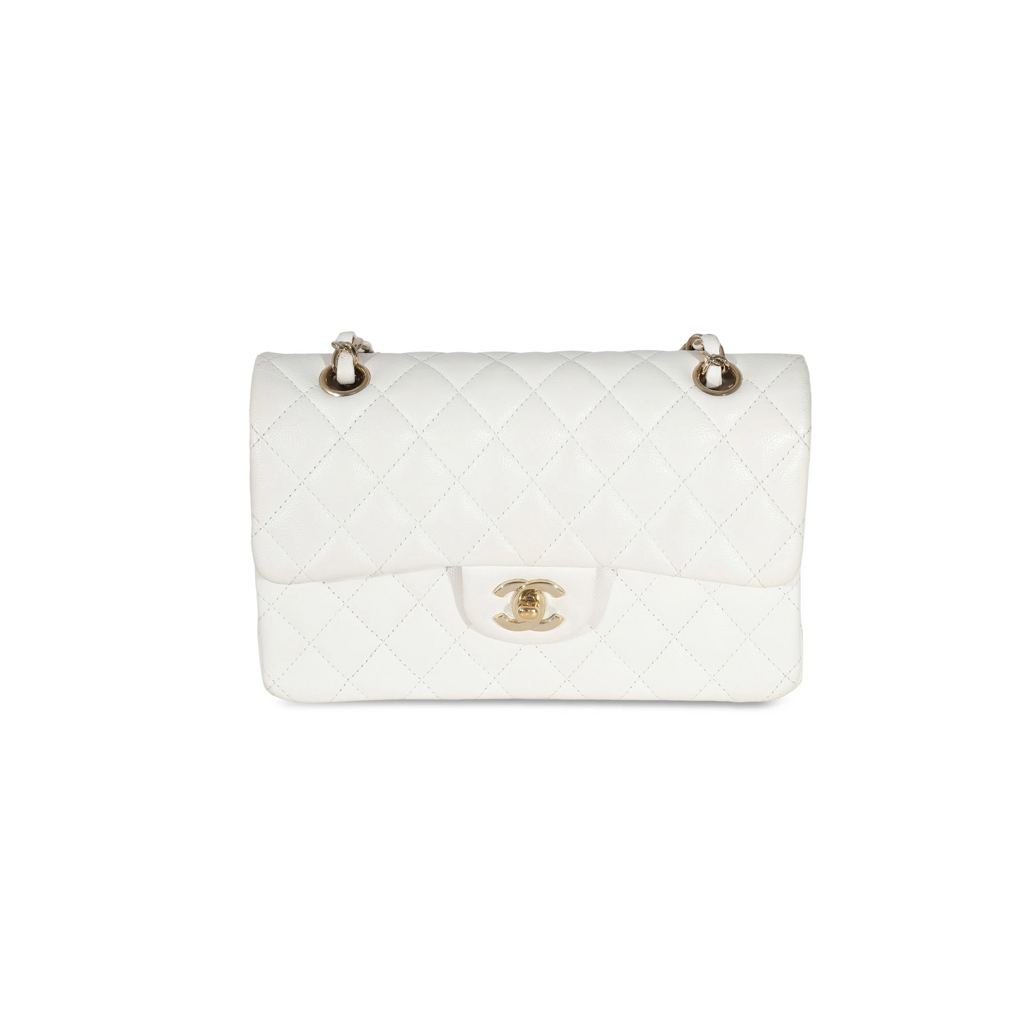 Chanel White Large Classic Bag