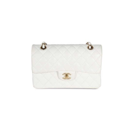 Chanel White Large Classic Bag