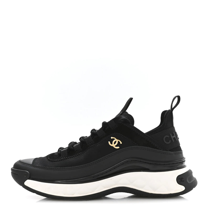 Velvet Mixed Fibers CC Sneakers