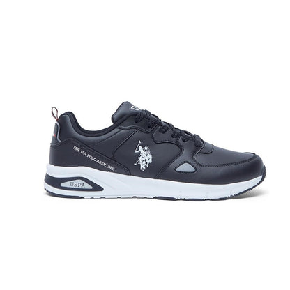 ORIGINAL Men Black Low-Top Casual Sneakers with Iconic Branding