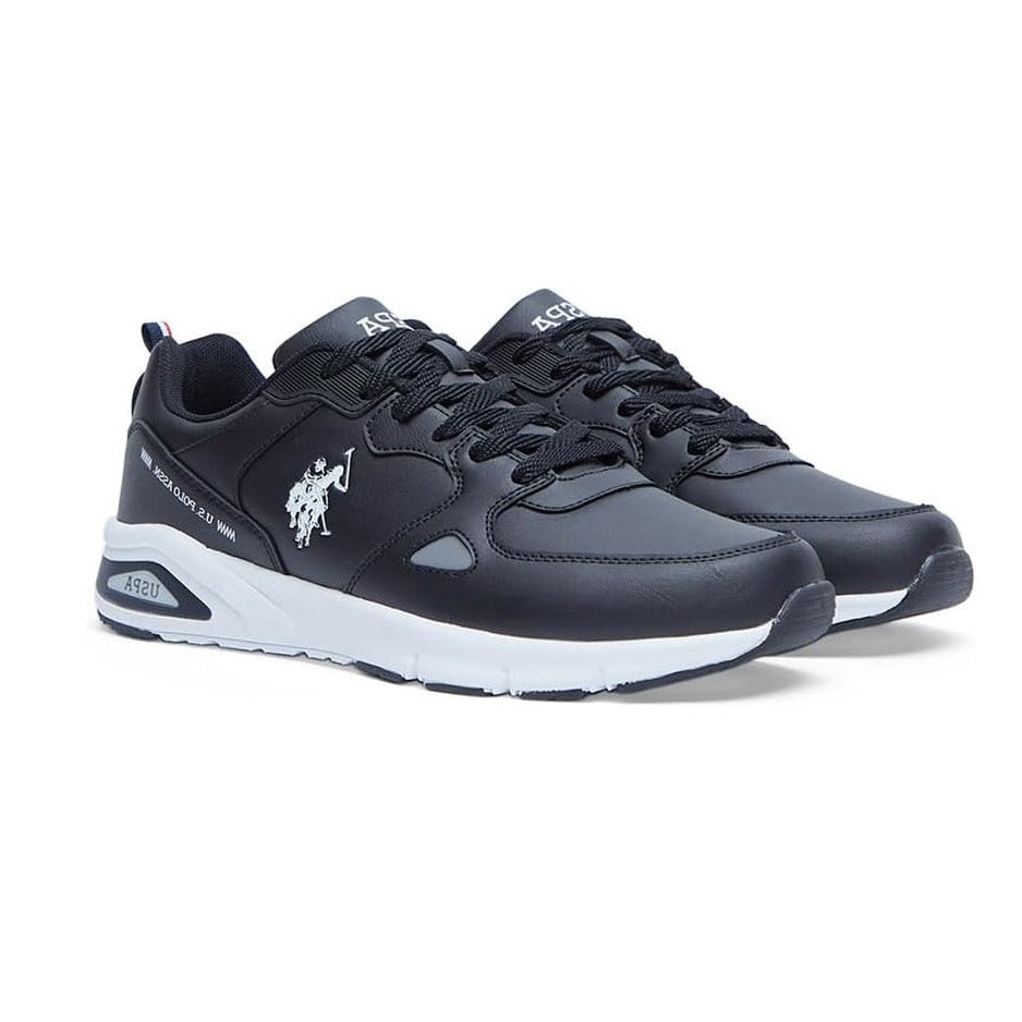 ORIGINAL Men Black Low-Top Casual Sneakers with Iconic Branding