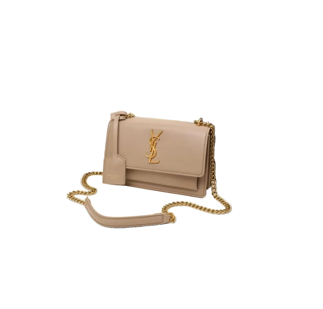 Mini Sunset leather clutch bag