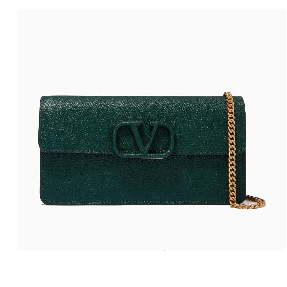 Valentino Garavani VLogo Signature Wallet Bag with Chain