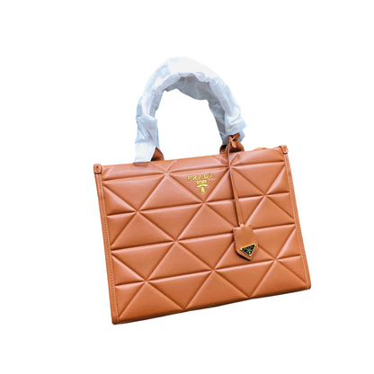 Prada Large Leather Symbol Tote