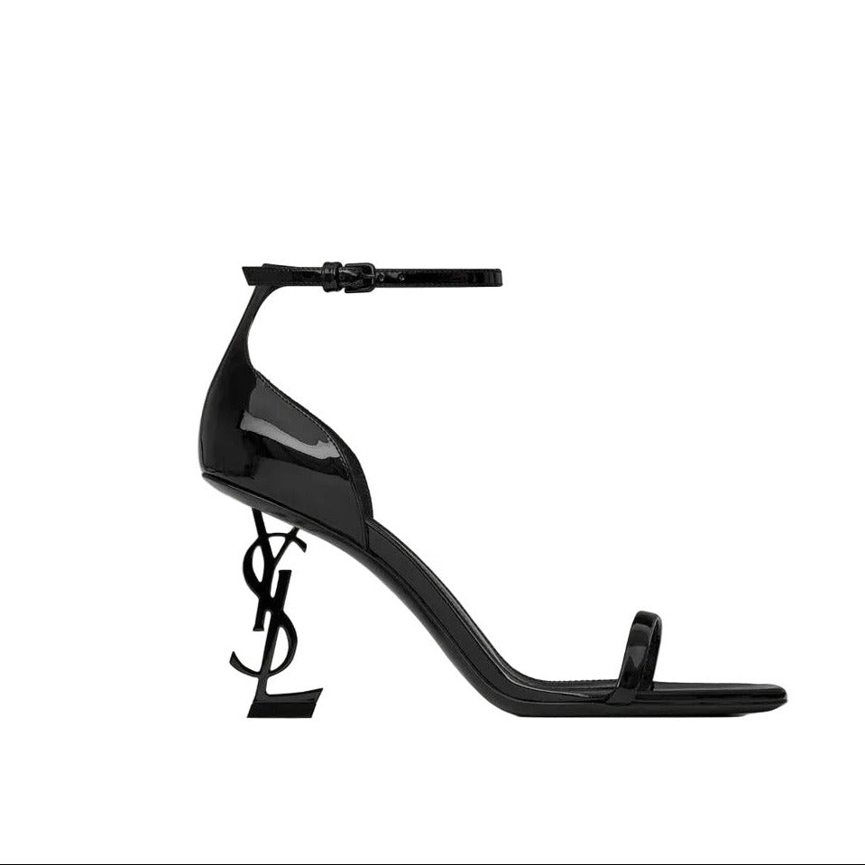 YSL  OPYUM Sandals in patent leather