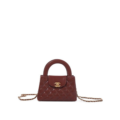 Chanel Kelly Shopper Burgundy Bag