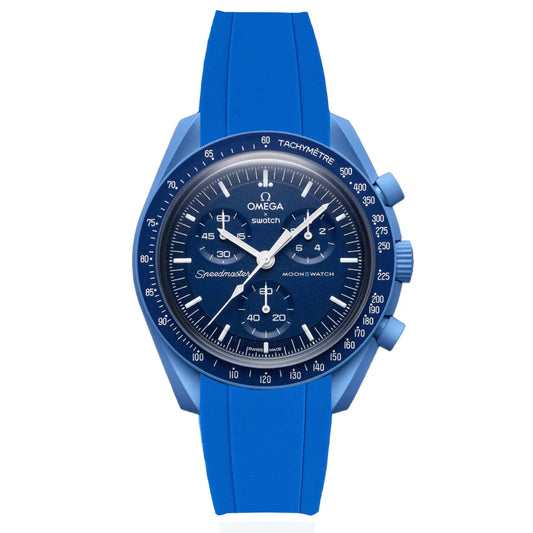 Curved End Rubber Strap for Omega x Swatch Moonswatch