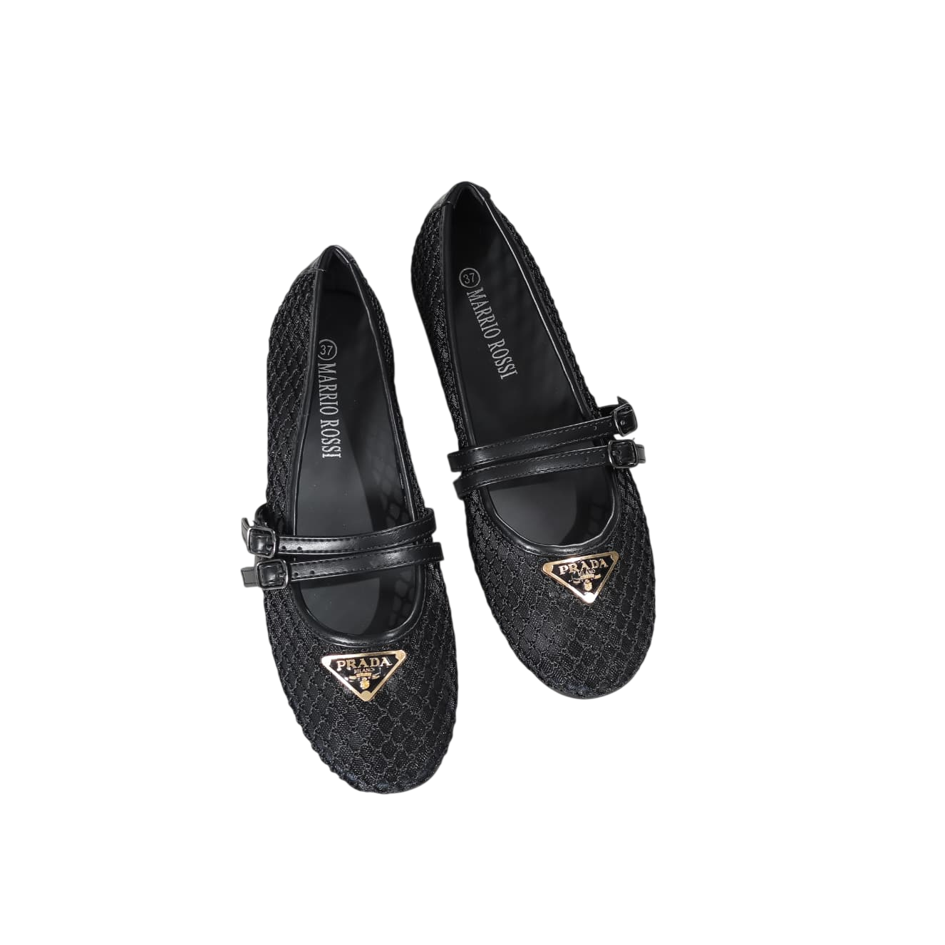 Prada Mesh fabric ballerinas
