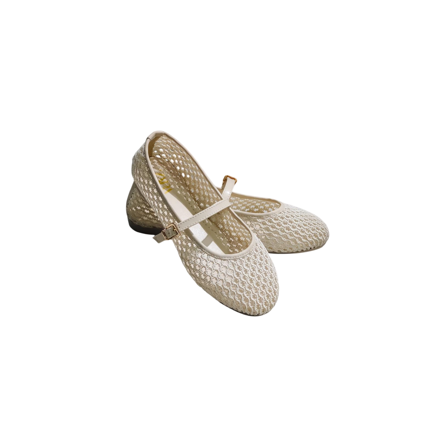 Delicate Mesh Strap Flats