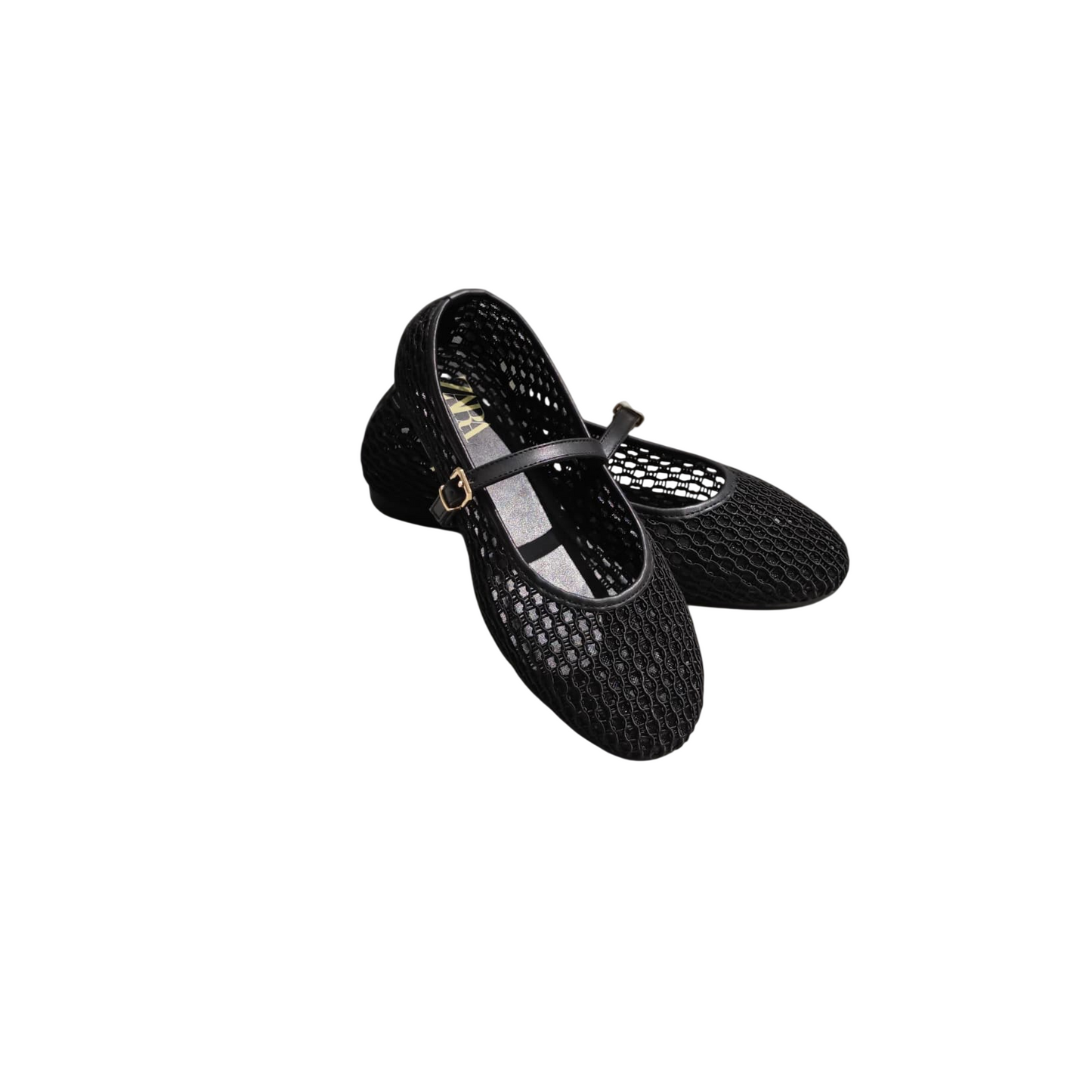 Delicate Mesh Strap Flats