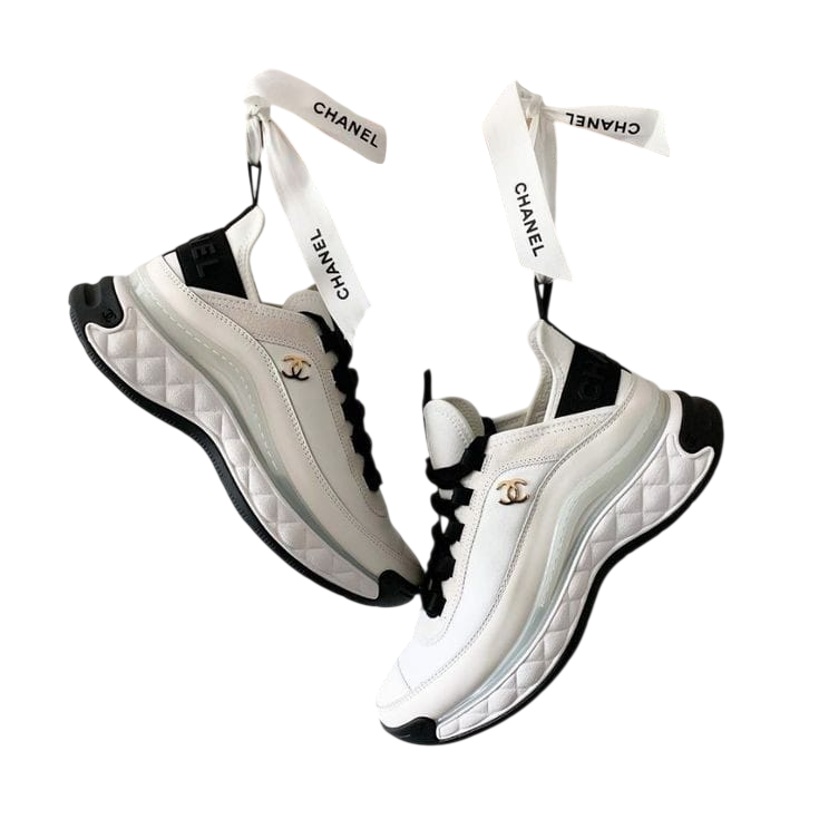 Velvet Mixed Fibers CC Sneakers