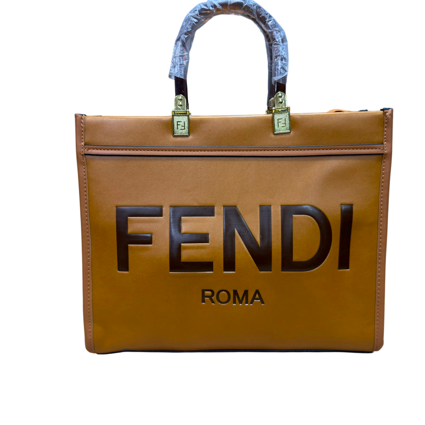 Fendi Leather Medium Sunshine Tote