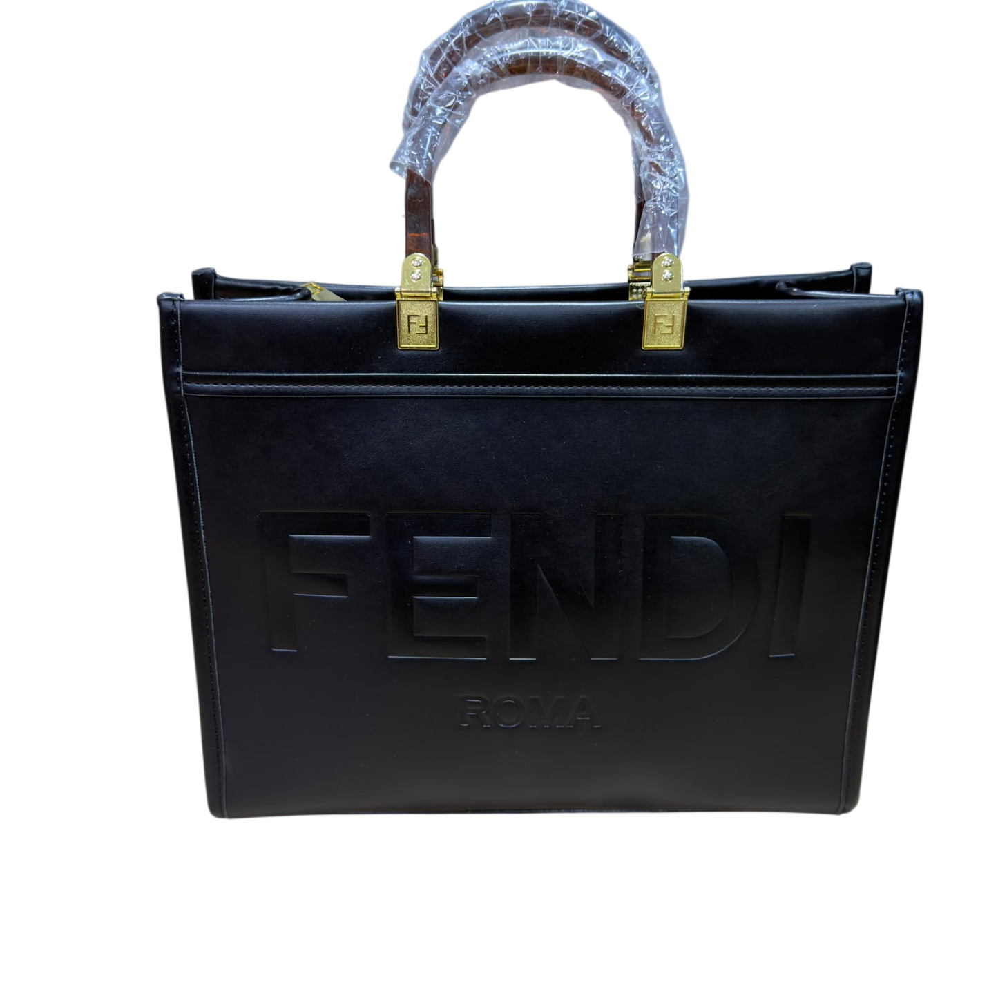 Fendi Leather Medium Sunshine Tote
