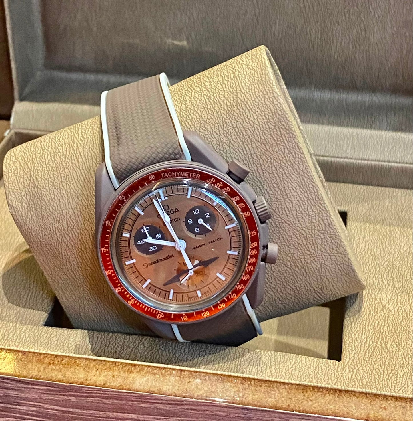 Curved End Rubber Strap for Omega x Swatch Moonswatch