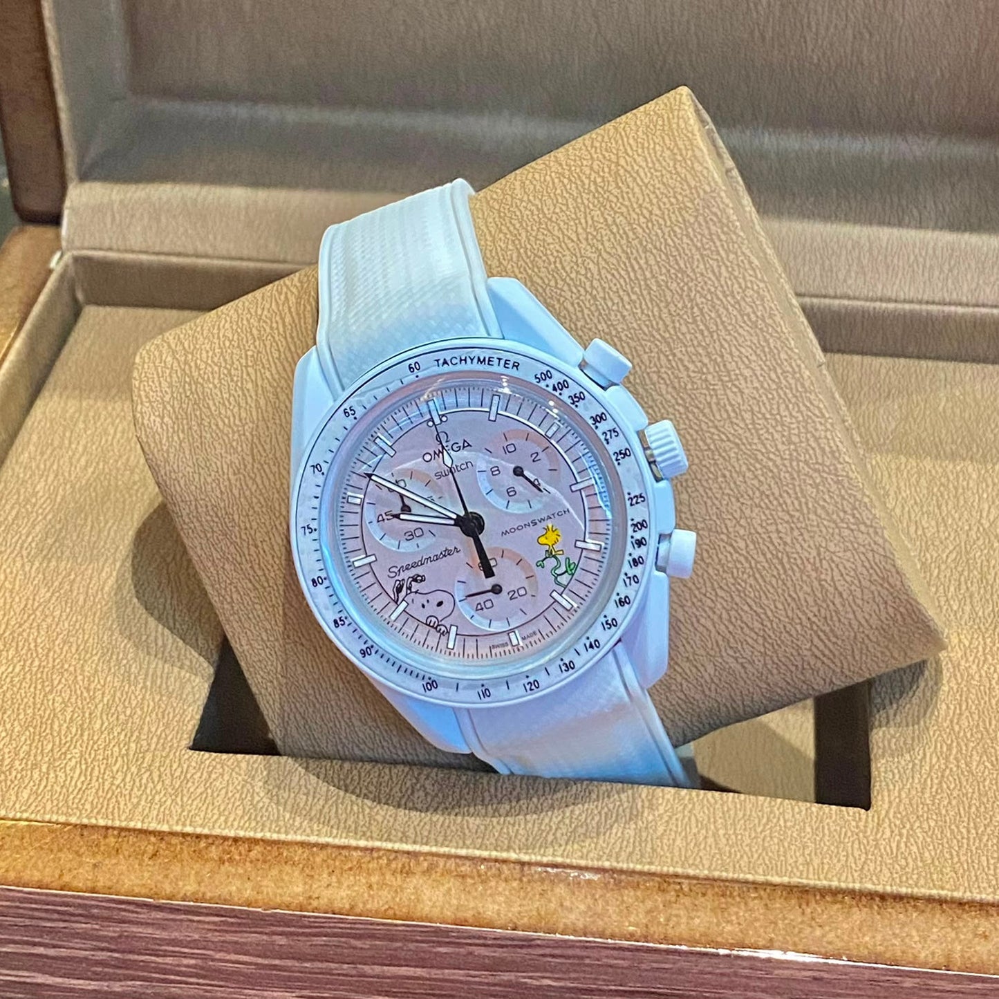 Curved End Rubber Strap for Omega x Swatch Moonswatch