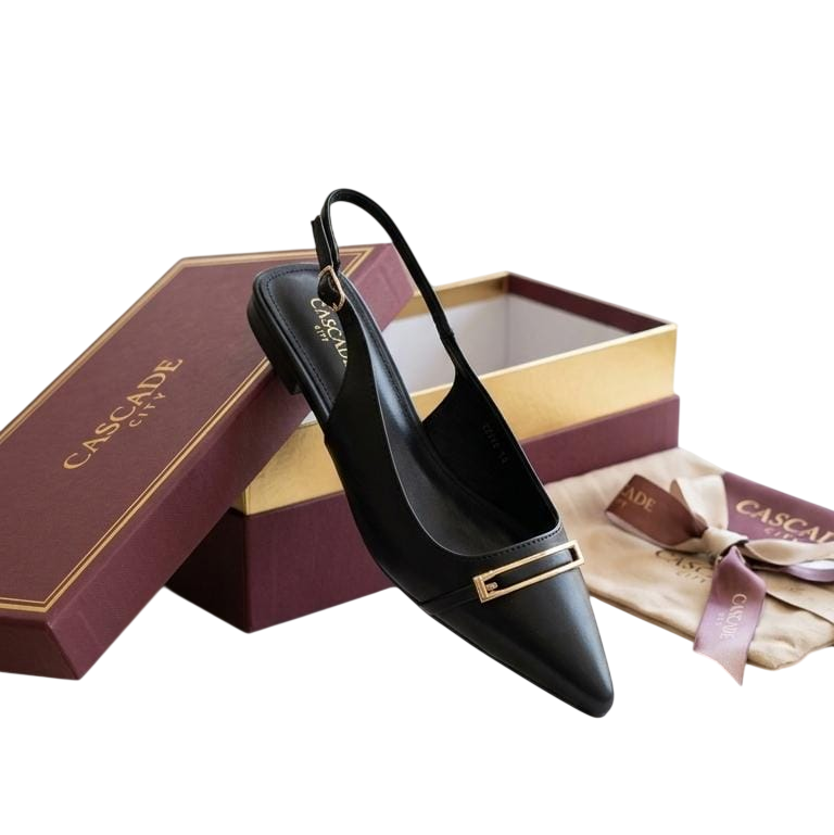 Cascade Pointed Slingback Pumps