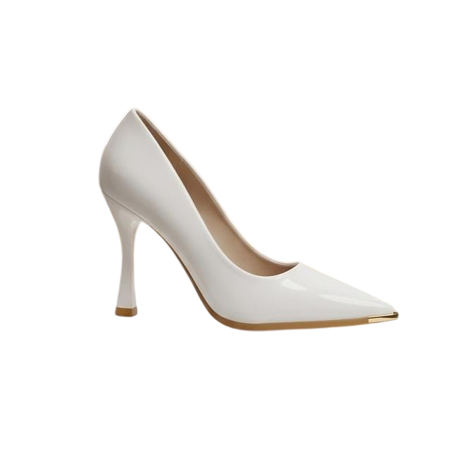 Pointed Patent Pump Heels