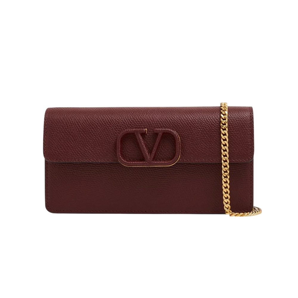 Valentino Garavani VLogo Signature Wallet Bag with Chain