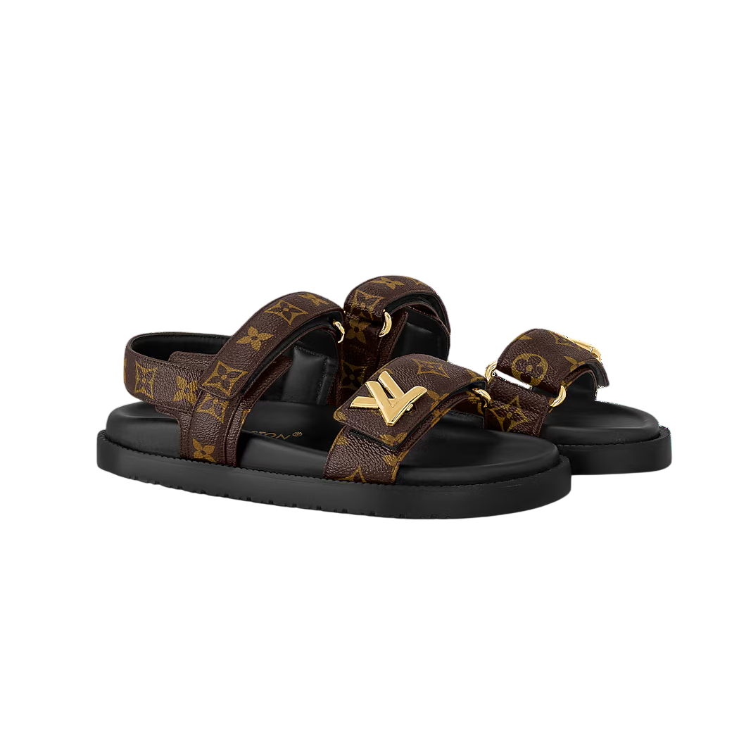 LV Sunset Flat Comfort Sandal