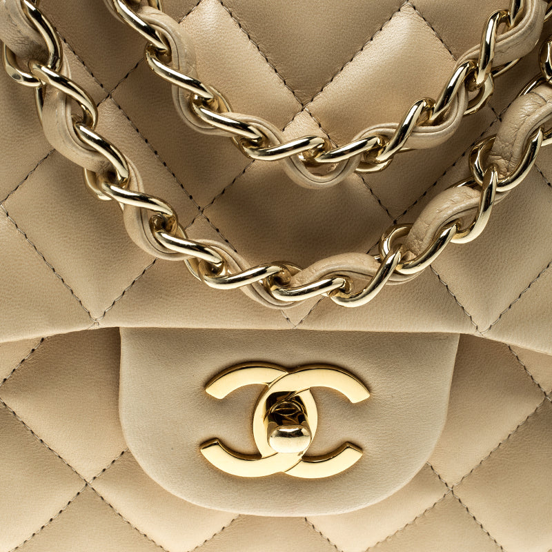 Chanel Beige Caviar Large Classic Bag